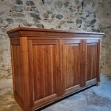 Vintage French pine buffet / Shop counter, 1930s