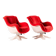 Pair of armchairs M418 – Yrjö Kukkapuro