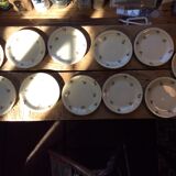 Set of 11 vintage dessert plates