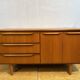 Mid-Century Retro Vintage Teak Sideboard by Sakol 1960  Danish Design Influ