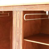 Rattan and bamboo wardrobe