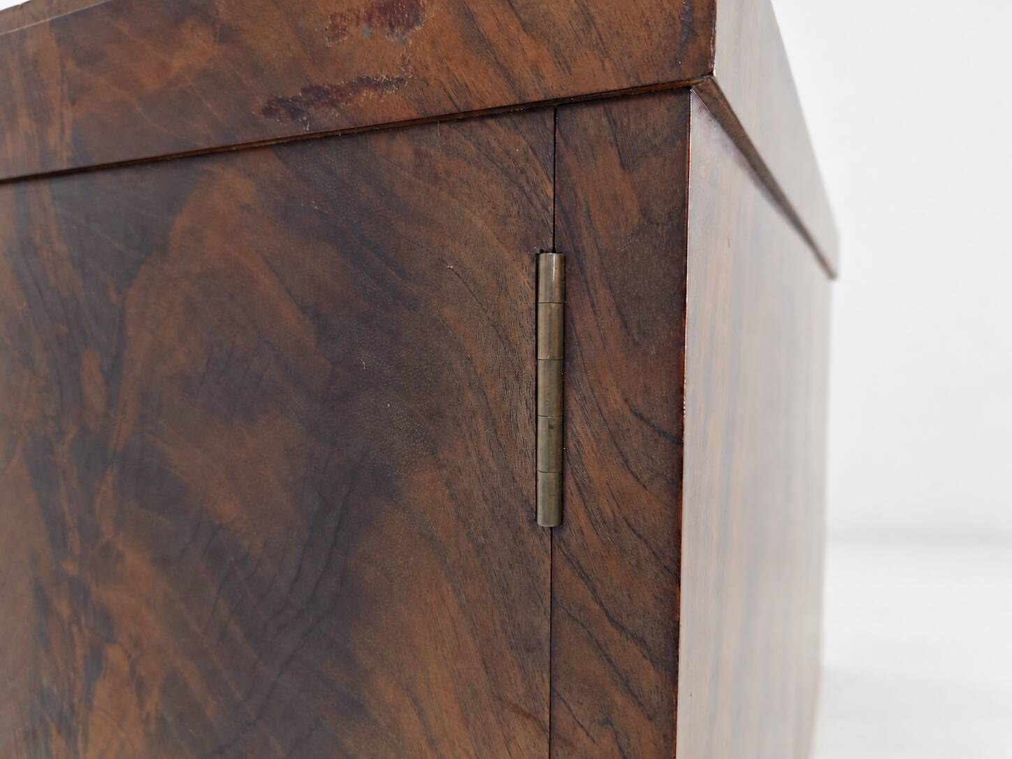 Swedish Grace Cabinet, Flamed Mahogany
