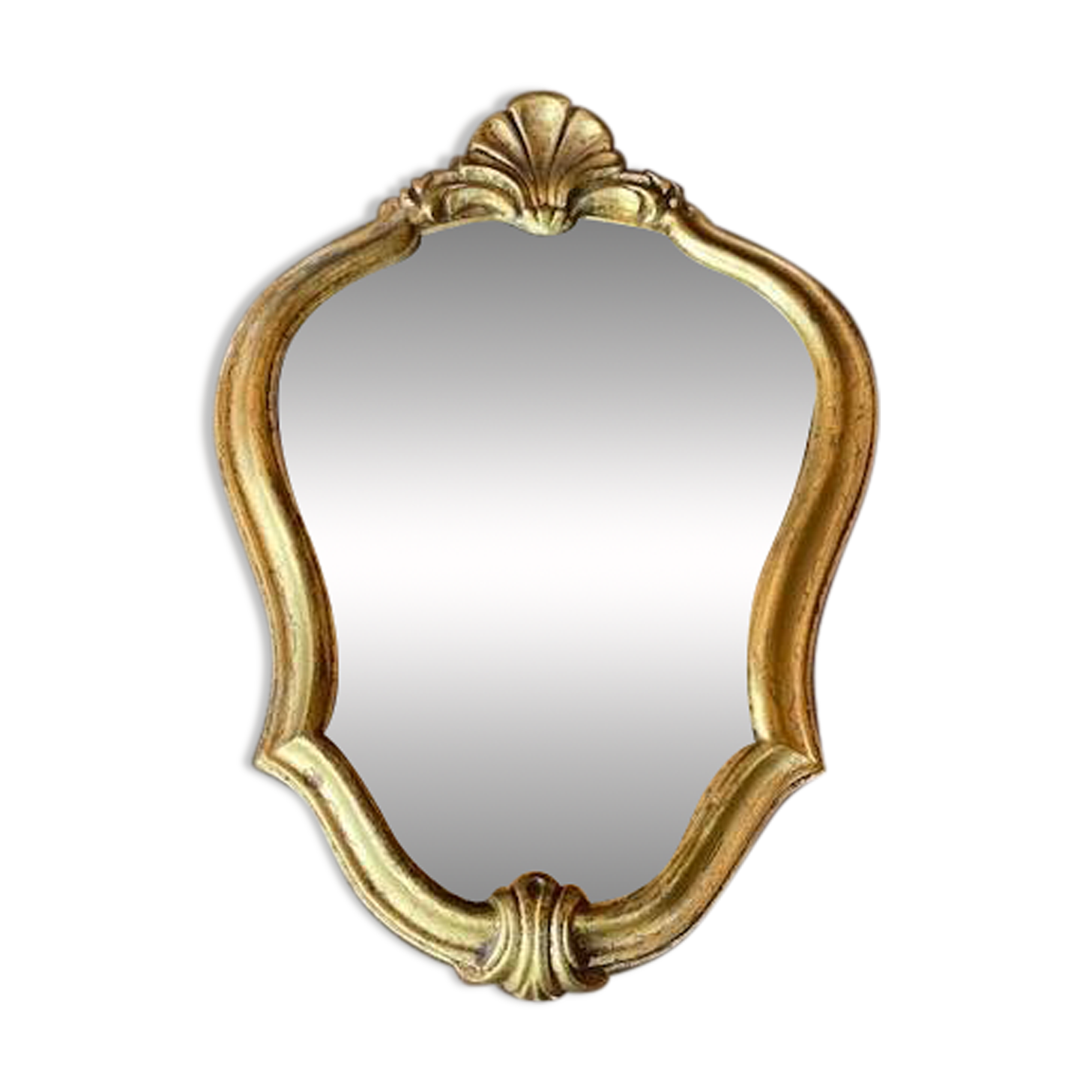 Small antique gilded mirror 30x22cm