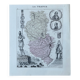 Map of the Rhône - Lyon, Ampère, Jacquart, 23x27cm