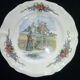 Set of 6 dessert plates in Sarreguemines model Obernai