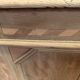 Coffre en chêne et marqueterie de bois clair XVIII siècle