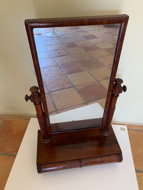 Mahogany table psyche