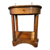 Console desk writing desk sofa back in solid walnut 19th Empire