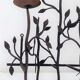 Candle door sculpture with 4 candles to lay and with wall ties
