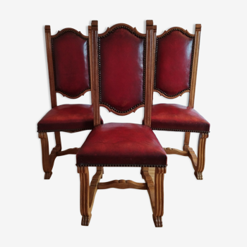 3 Spanish Renaissance chairs