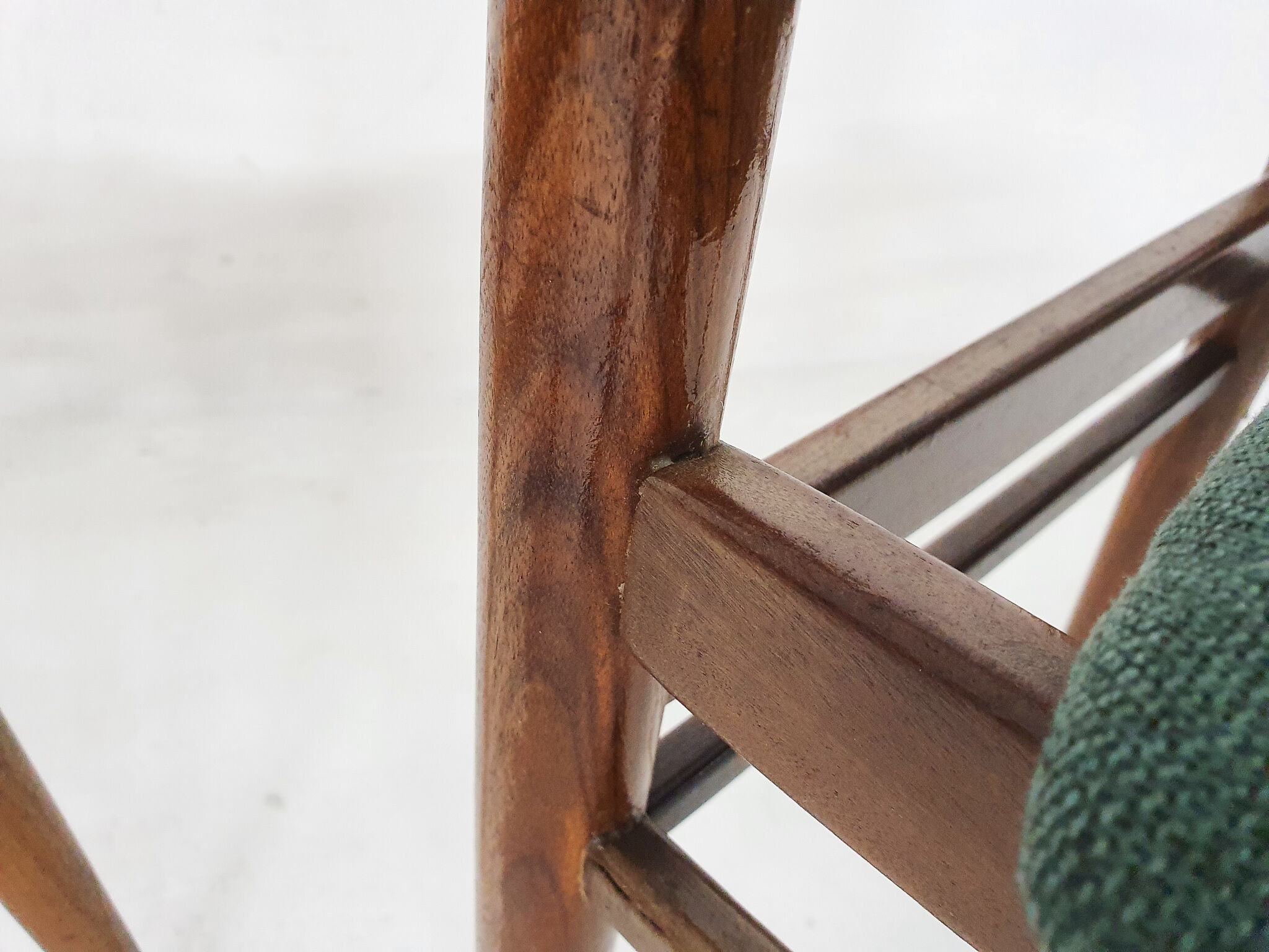Set of four teak dining chairs by Topform, The Netherlands 1960's