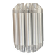 Suspension lamp chandelier ceiling light Aluminium plexi raak septiem B-1205 1960