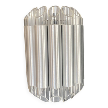 Suspension lamp chandelier ceiling light Aluminium plexi raak septiem B-1205 1960
