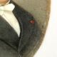 Miniature painted,  signature to identify nineteenth century man