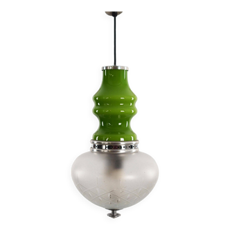 Pendant lamp, Italian design, 1970s, production: Mazzega