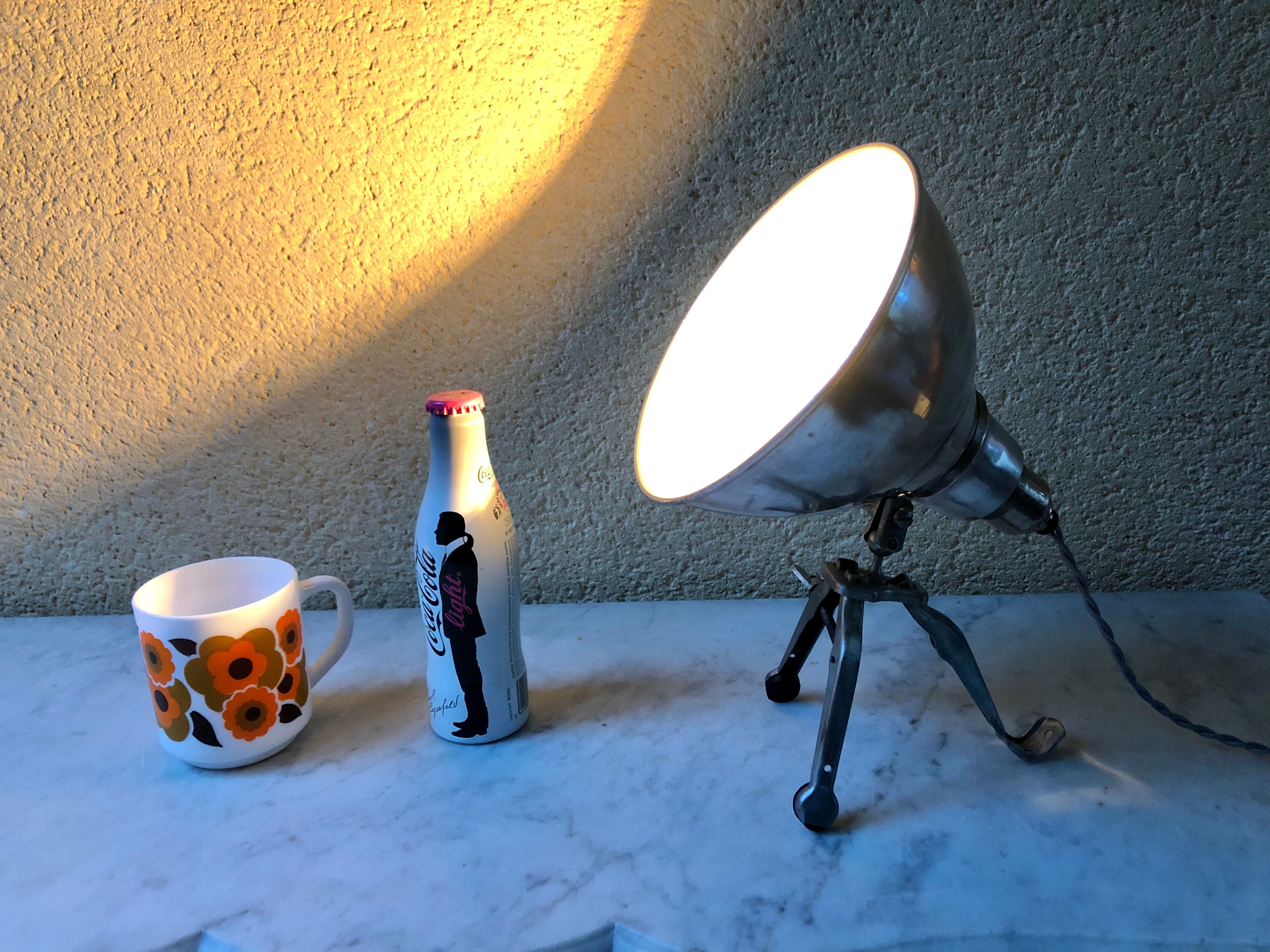 A.E.Cremer vintage 1960s cinema spot projector lamp