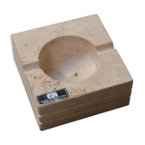 Travertine ashtray by Cerri Nestore