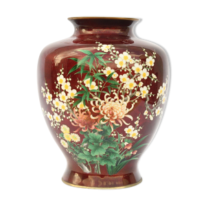 Vase en cloisonnés Japon