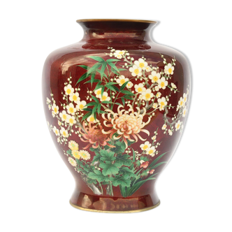 Vase en cloisonnés Japon