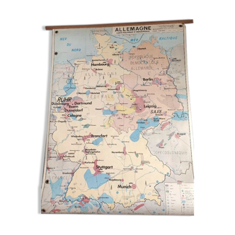 Cartes scolaires vintage URSS, Allemagne, Afrique