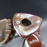 Full chimney servant of his accessories - The enamelled cast iron knight