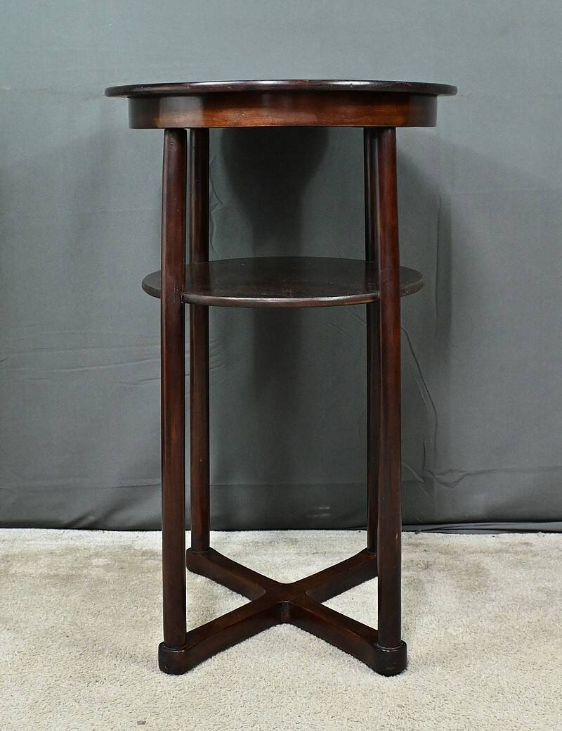Beech pedestal table, by J. Hoffmann, Maison Thonet, Art Deco – 1930