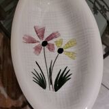 Old Sarreguemines ravier serving dish