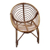 Rattan children chair 60s