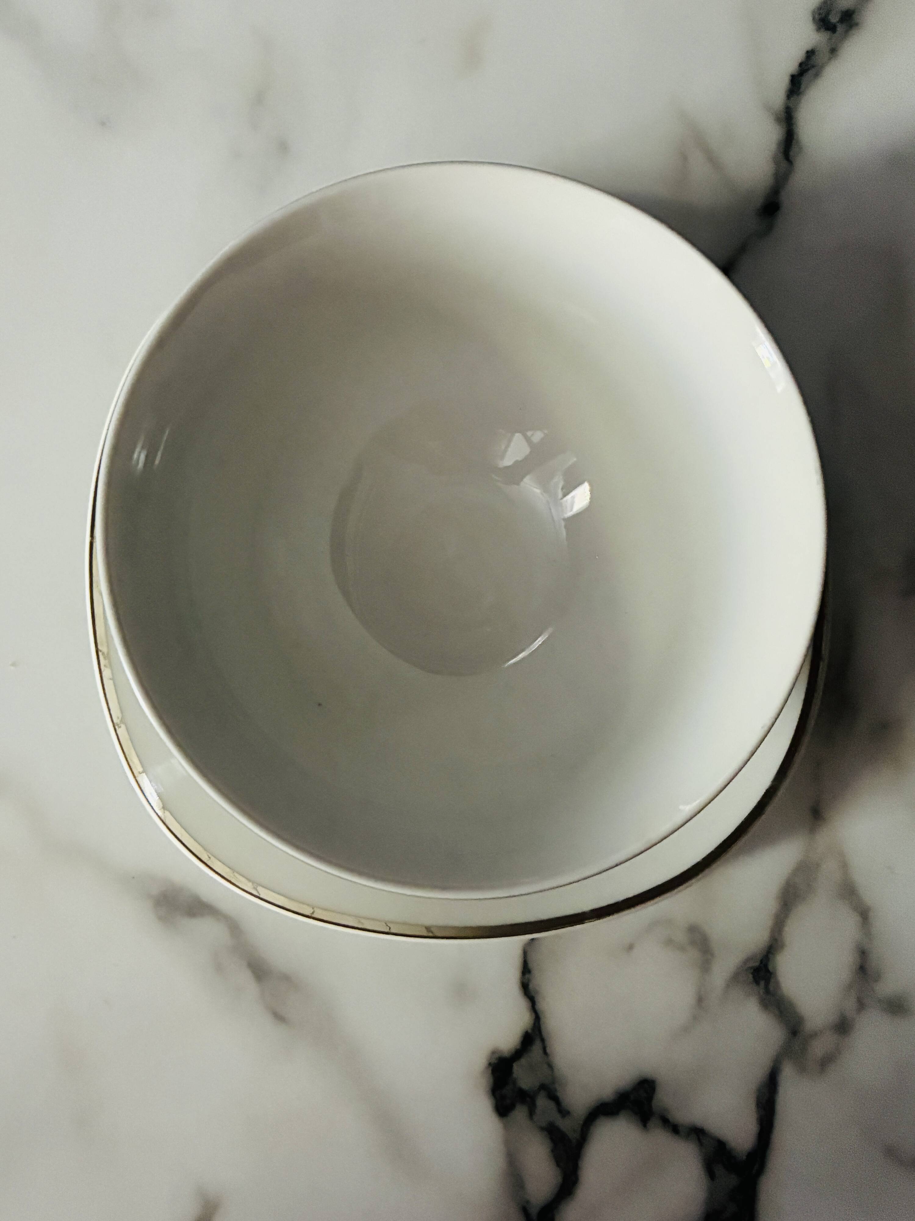 Bowl saucer porcelain Schirnding Bavaria
