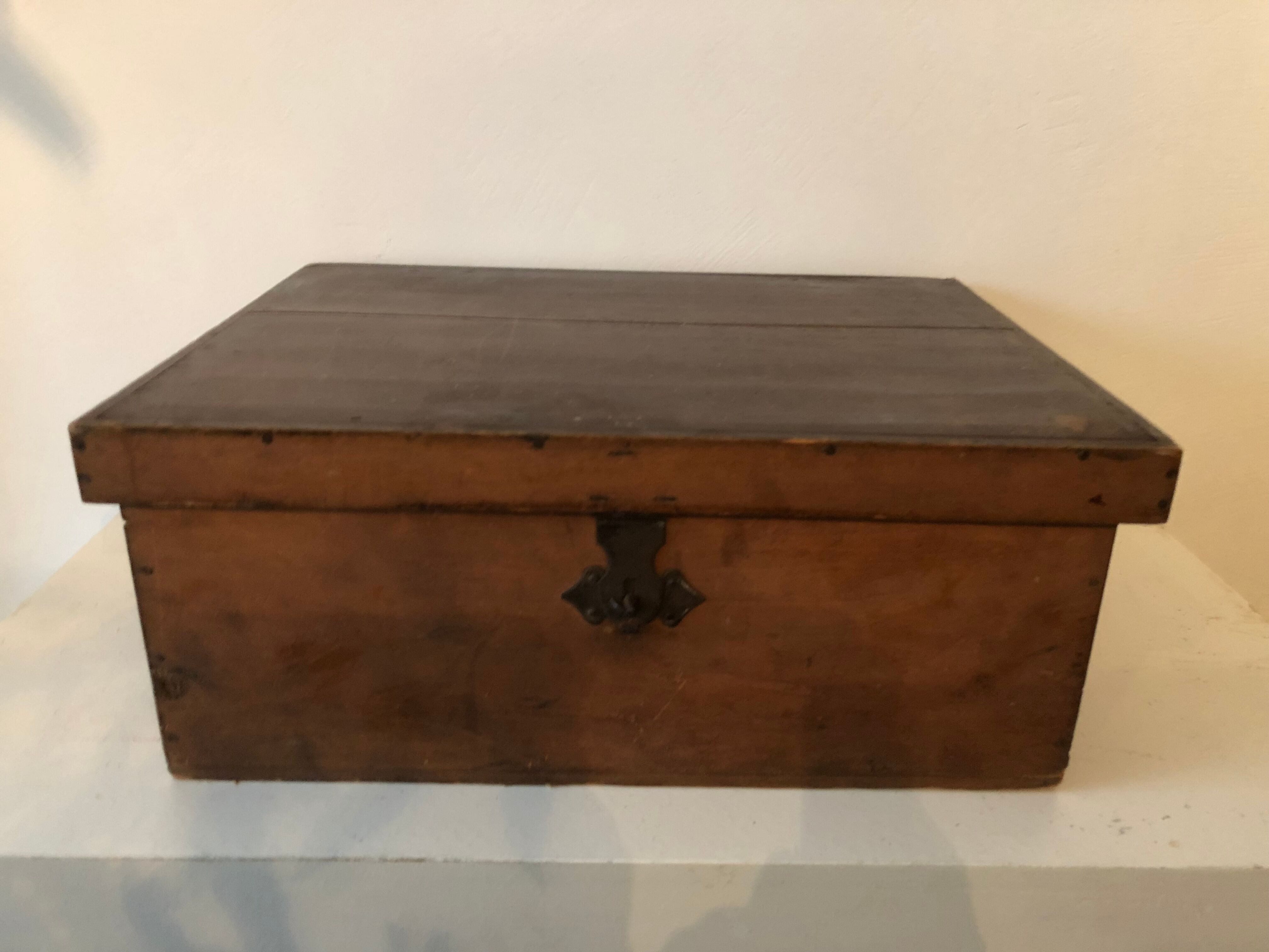 Old wooden box