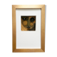 Avant-Garde Cubist portrait sculpture in flamed metal, Germany, 1990s