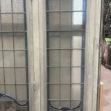 Art Deco stained glass transom window, circa 1900, 20th century