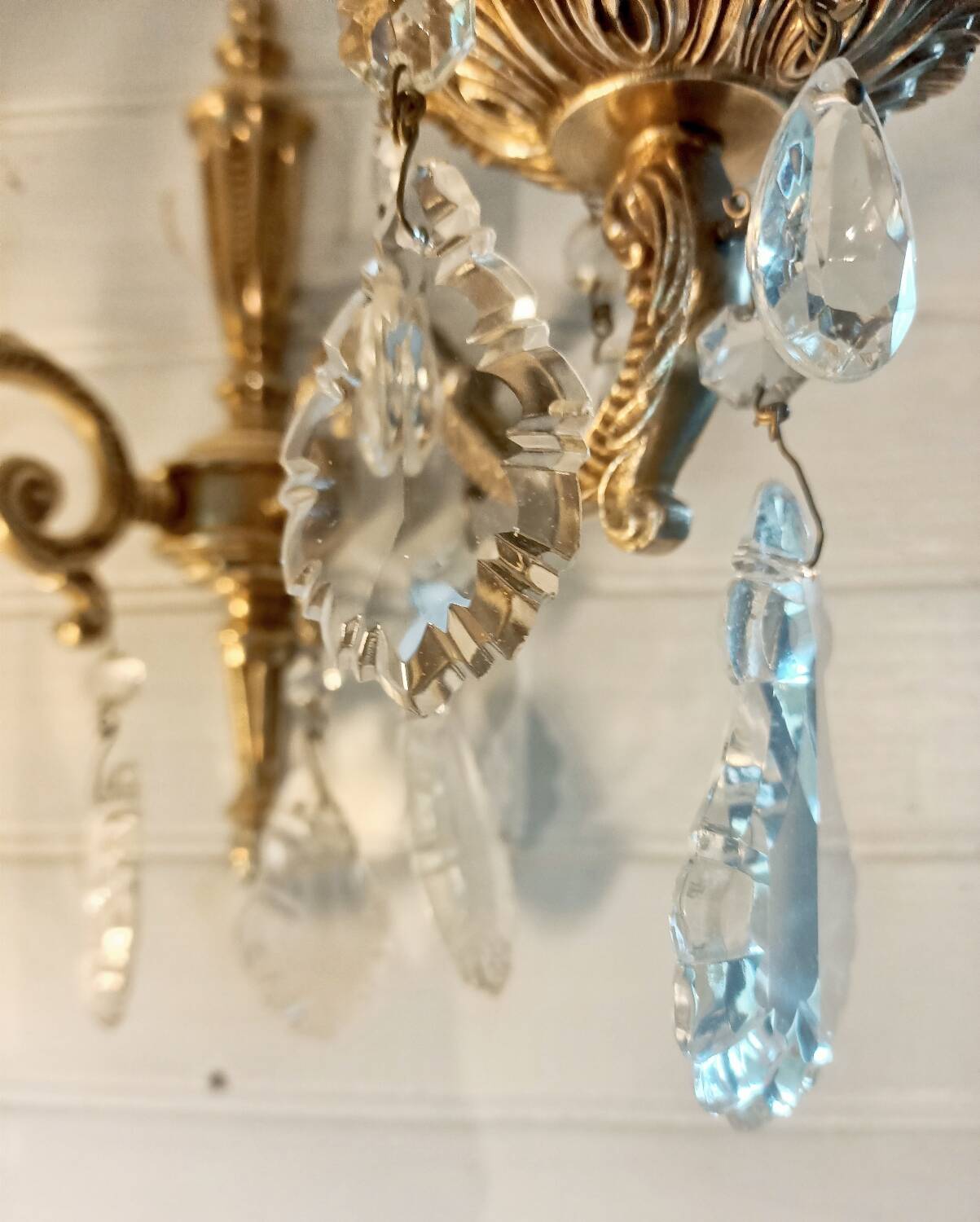 Pair of tassel sconces