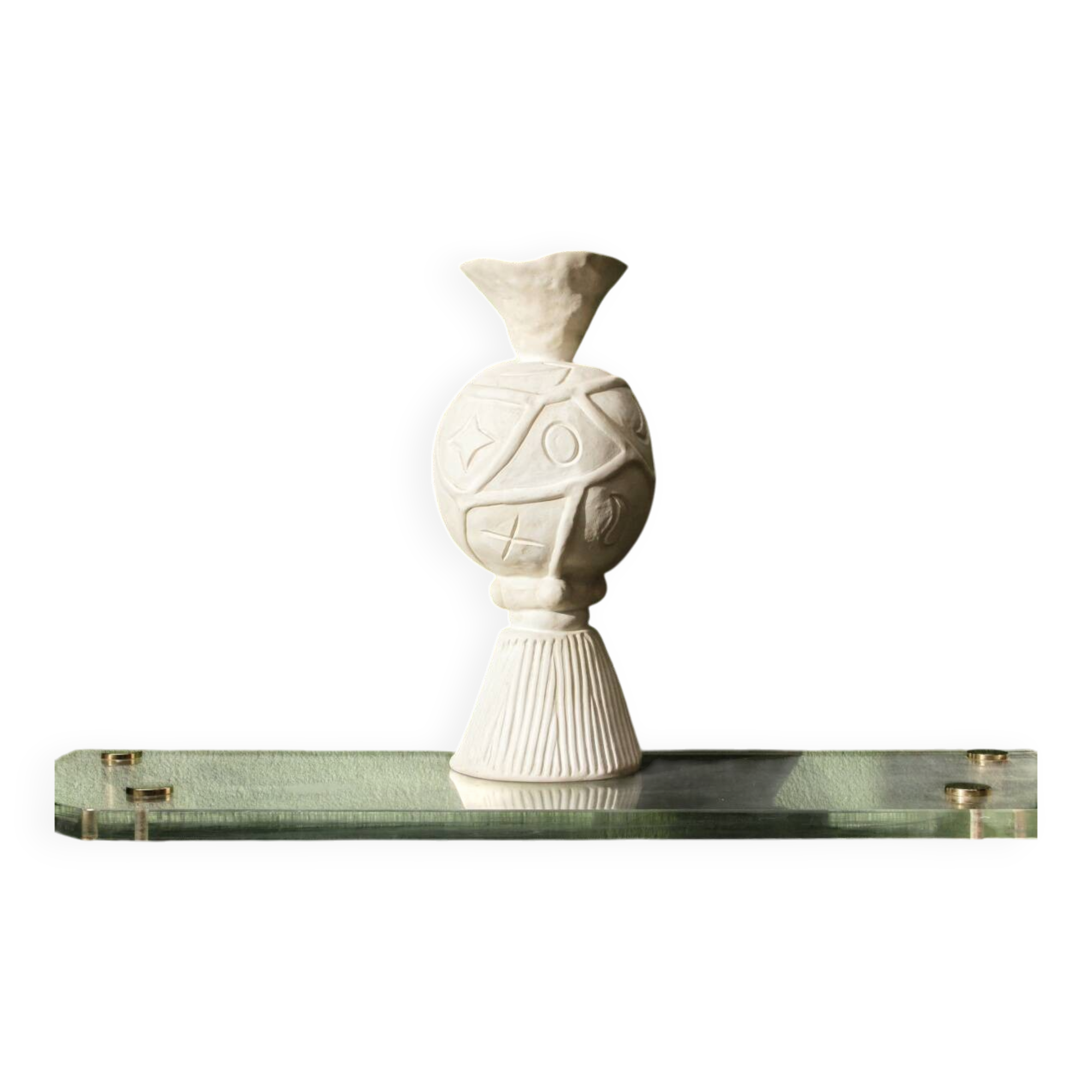 Large ceramic vase from France, attributed to Pierre Casenove.