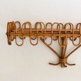 Rattan wall shelf, Italy 60