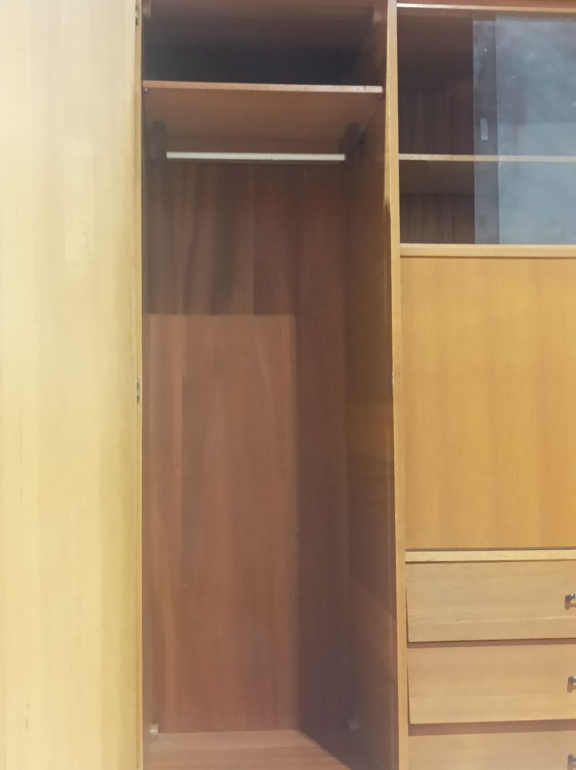 Wardrobe cabinet secretary wardrobe scandinavian teak Vintage