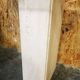 XXL vintage Italian console in travertine and glass from the 80s