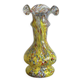Vintage Murano Millefiori Glass Vase – Mouth Blown – Italy