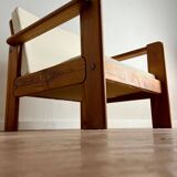 Fauteuil en pin massif