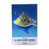 Original tourist poster "Visit Mont Saint-Michel" Villemot 62x100cm 1968