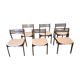 Lot de 6 chaises par P.E. Jorgensen pour Farso Stolefabrik