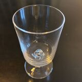 10 old glasses with twisted stems