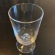 10 old glasses with twisted stems