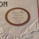 Old white bed linen and lace of the brand Cote d'Amour, 100% cotton