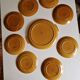 Set of 8 dessert plates plus a Niderviller Fauve model dish