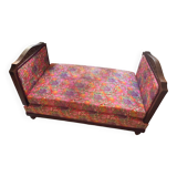 1930s sofa bed original art deco fabric