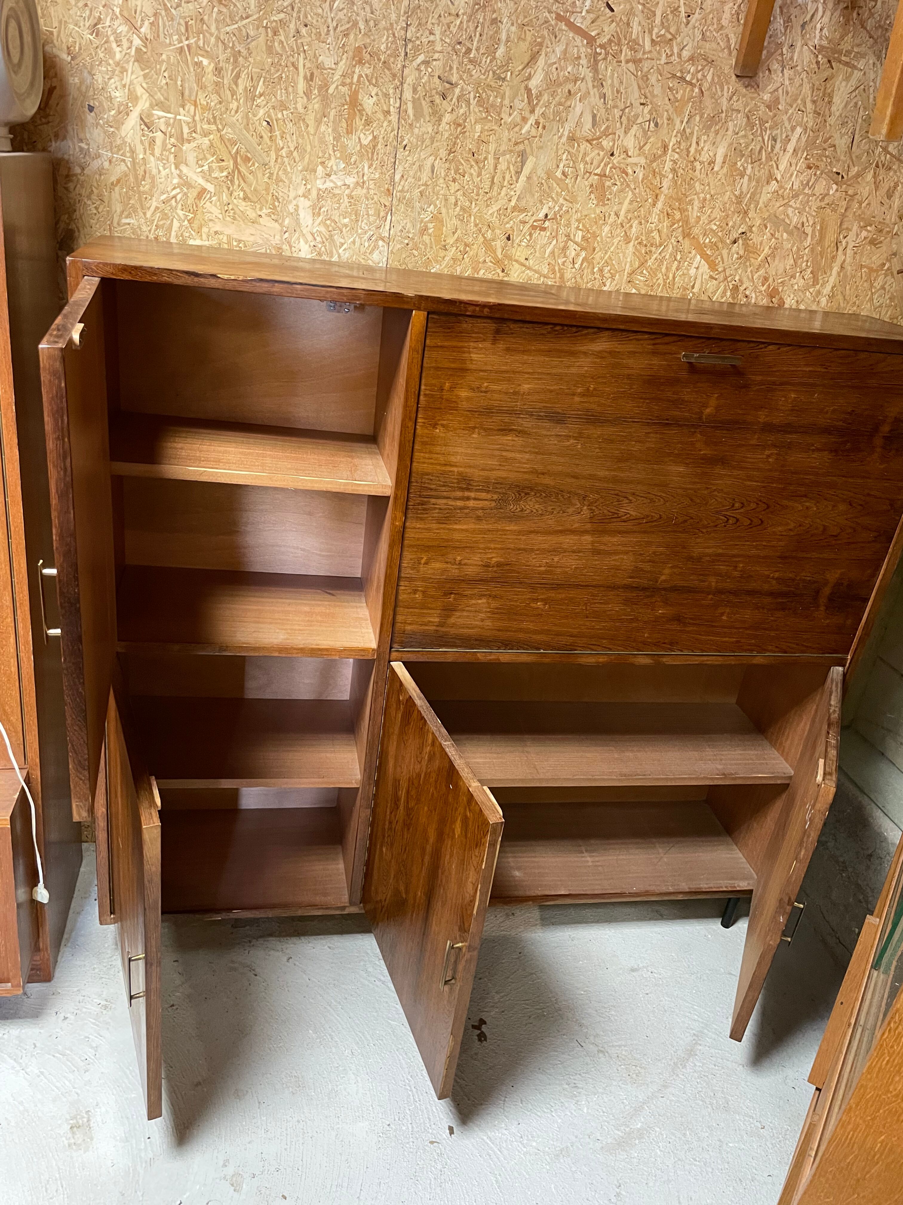 Meuble secrétaire vintage années 60