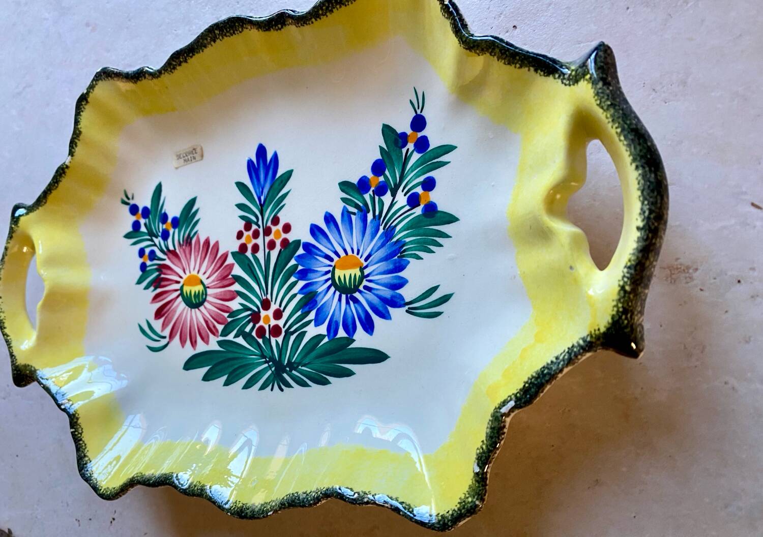 Collection Plate HB Quimper - "Maison Onno Pontivy" Edition - Painted