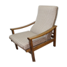 Fauteuil vintage scandinave - dossier inclinable
