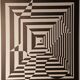 Sérigraphie vintage Victor Vasarely circa 1970,op art